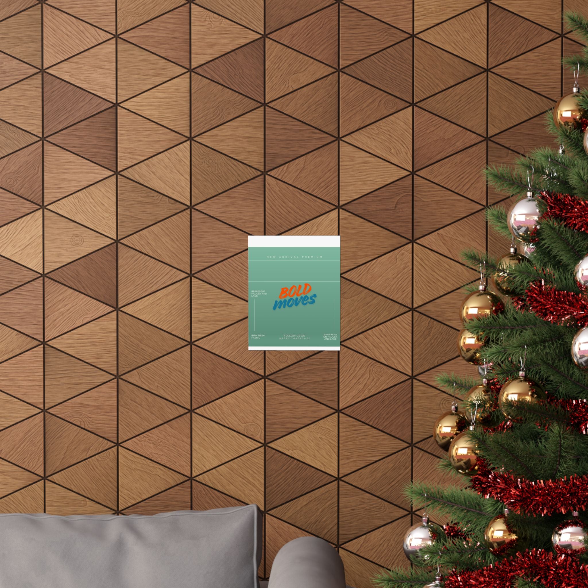 Bold Moves Poster — Motivational Matte Vertical Wall Art