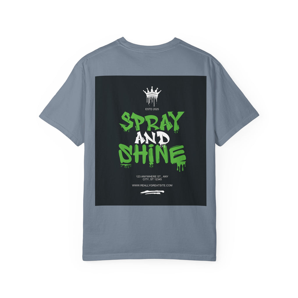Spray and Shine Graphic T-Shirt — Streetwear Graffiti Tee