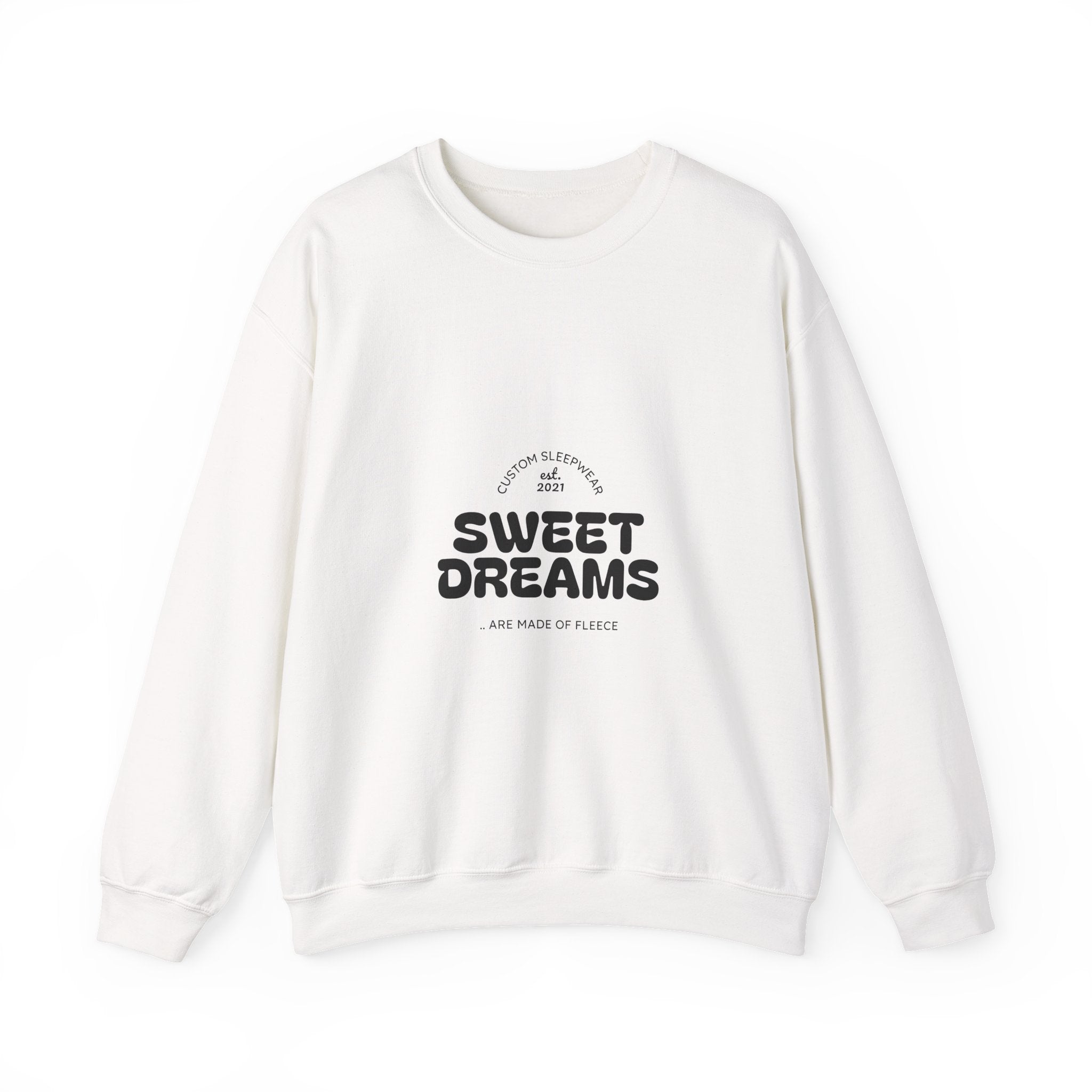 Crewneck Sweatshirt — 'Sweet Dreams' Front & 'Spray and Shine' Street Art Graphic