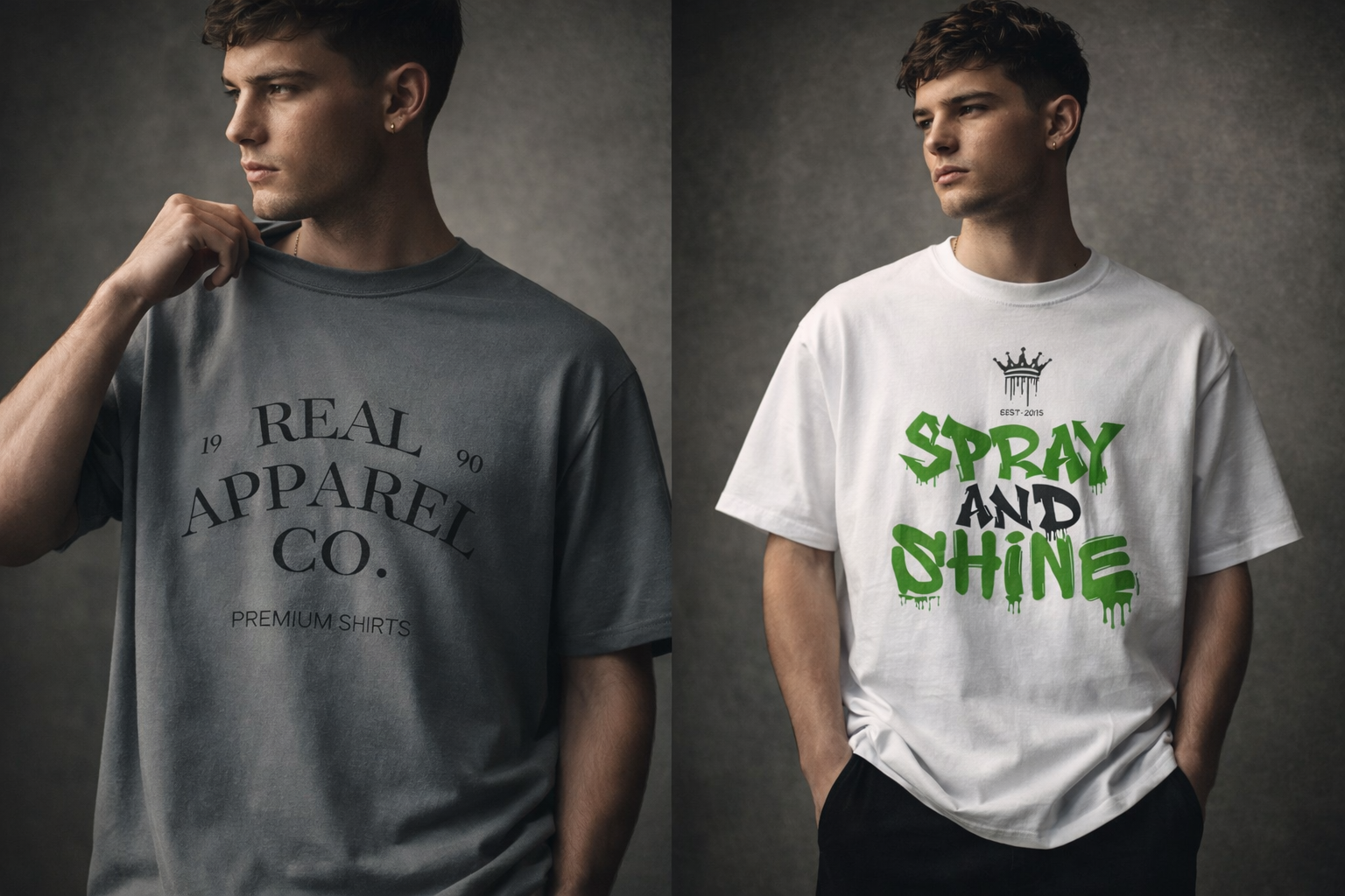 Spray and Shine Graphic T-Shirt — Streetwear Graffiti Tee